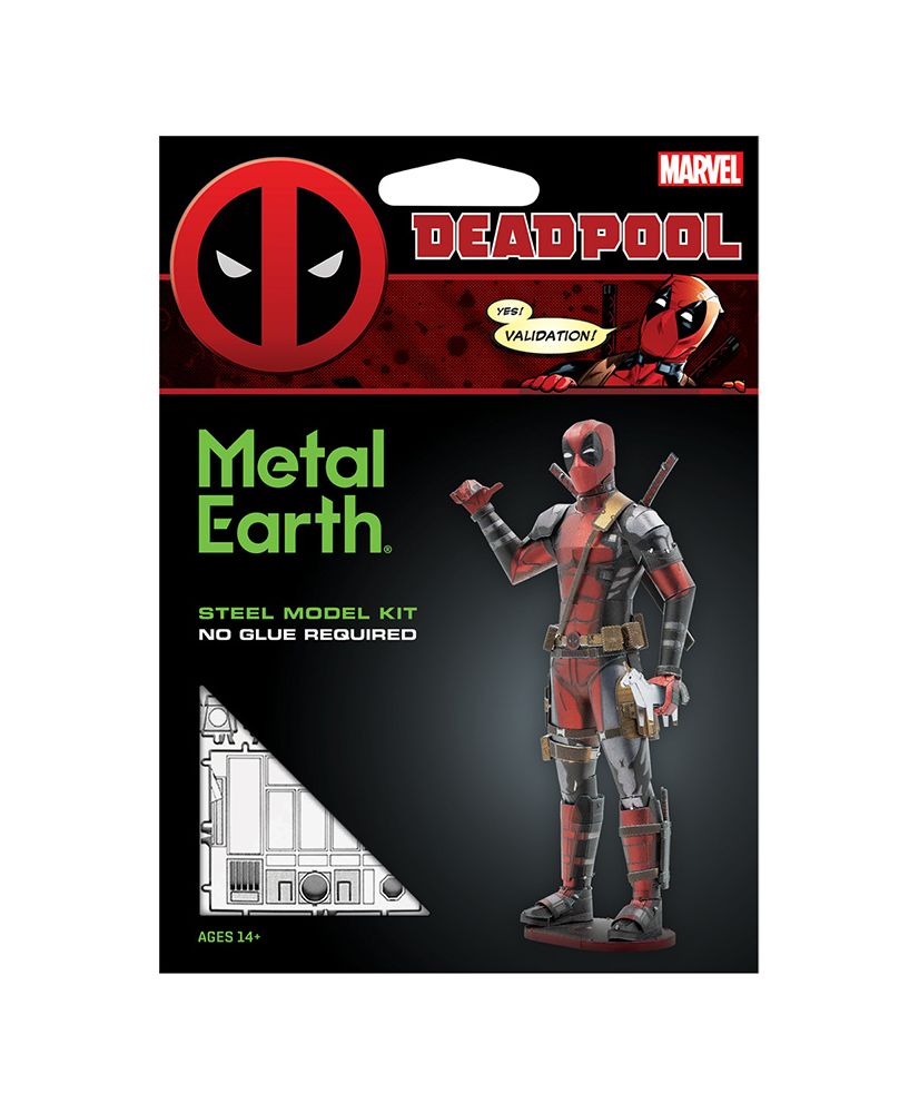 Modelo metálico 3D de Marvel - Deadpool