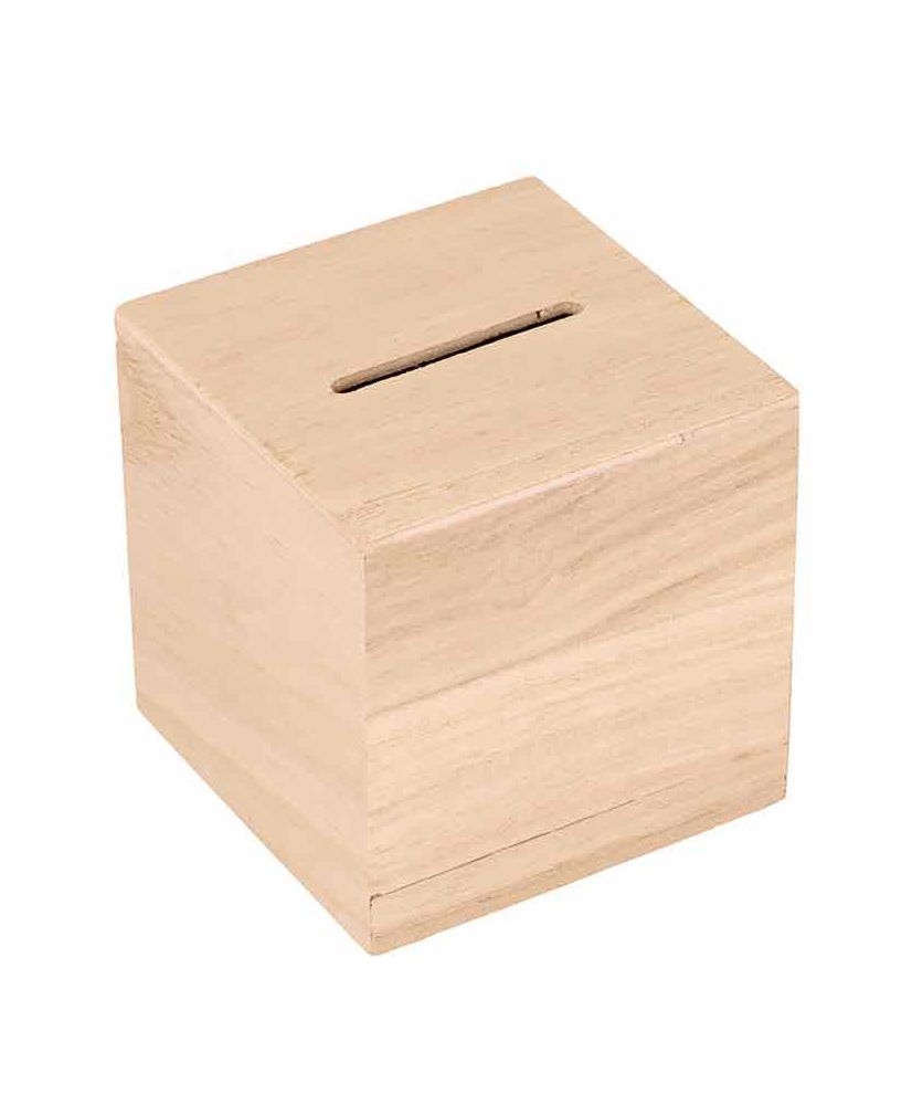 decoración caja madera fruta pequeña para mesa dulce 12cm