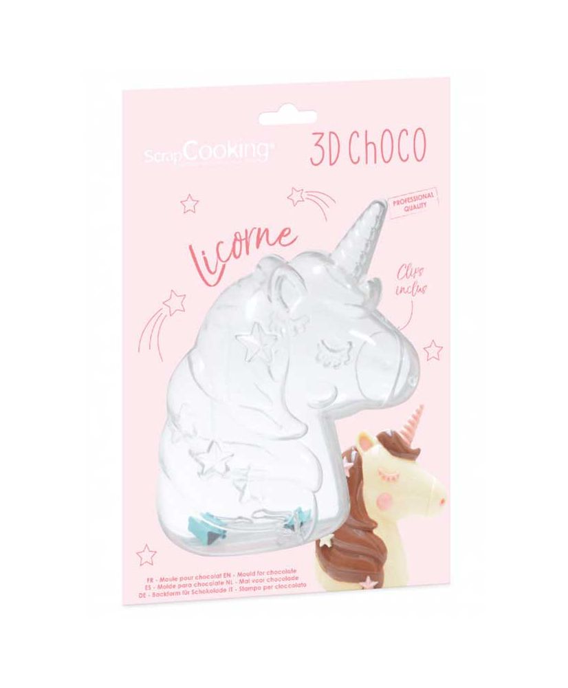 Moule pour licorne en chocolat 3D - Youdoit.fr