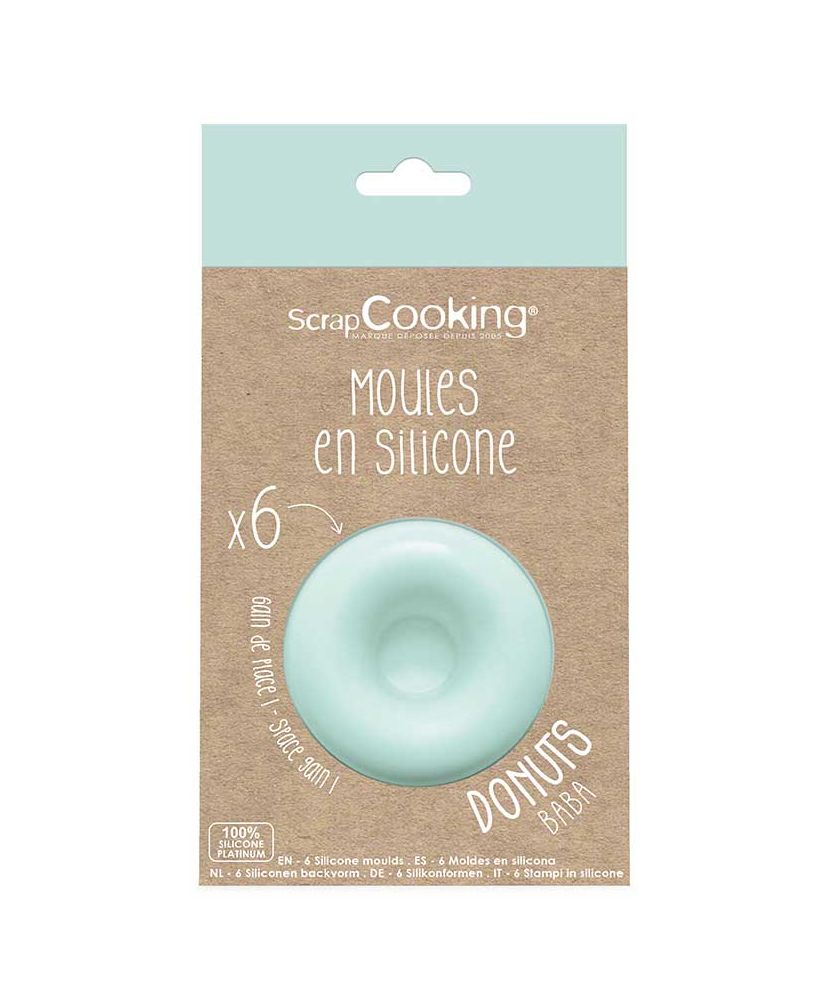 Moule à 6 donuts en silicone Silikomart