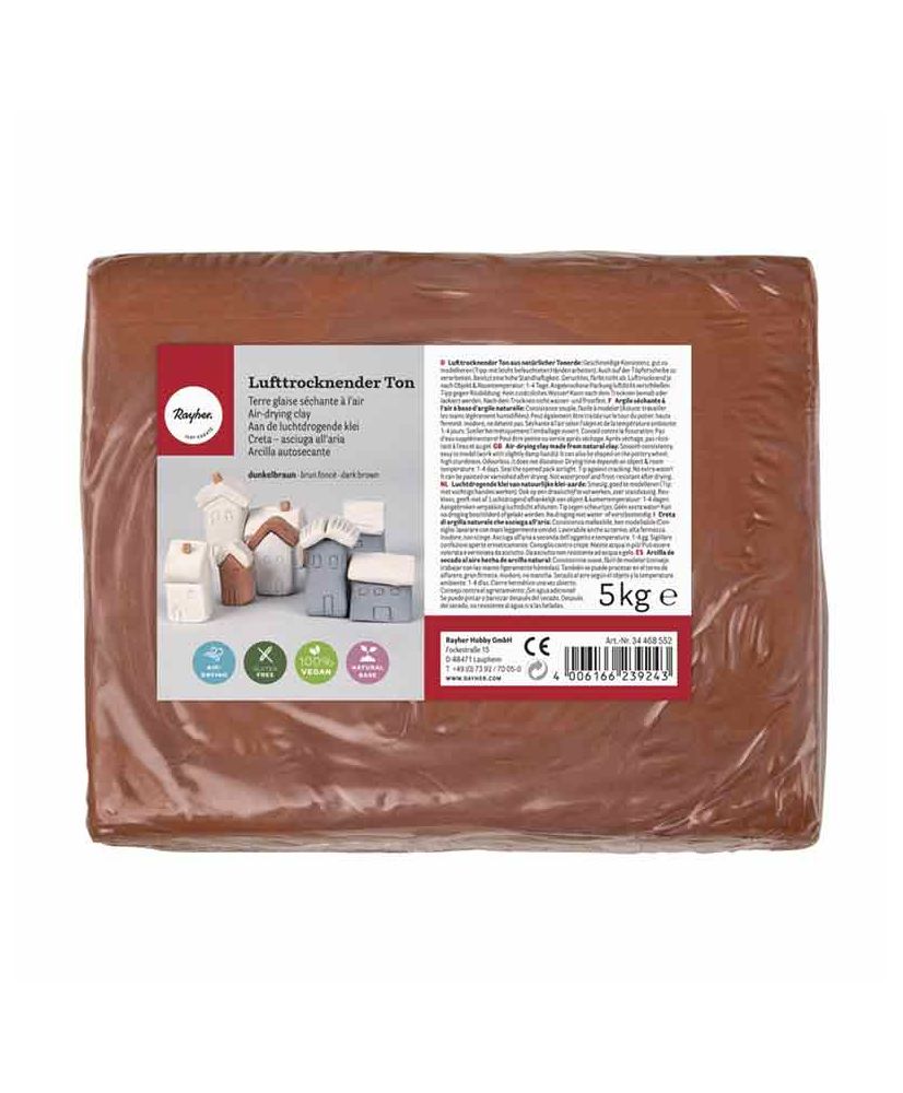 Colorful Air Dry Clay Brown 250g