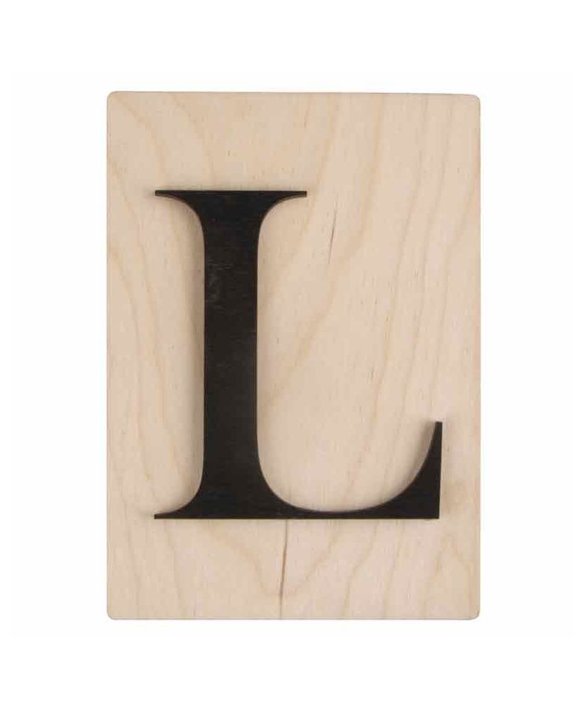 Good Wood by Leisure Arts Letter 13 D, Wooden Letters, Wood