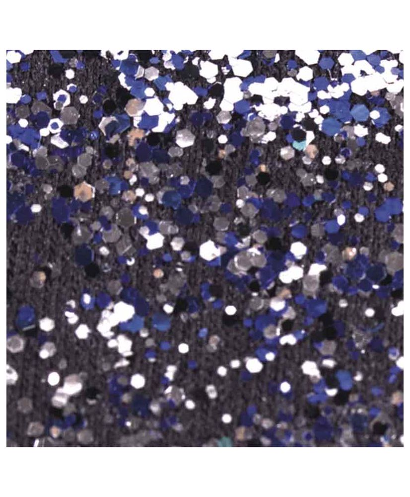 Pittura per tessuti estremi glitter blu