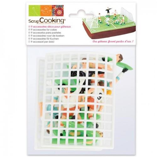  Cake accessories kit - Football 