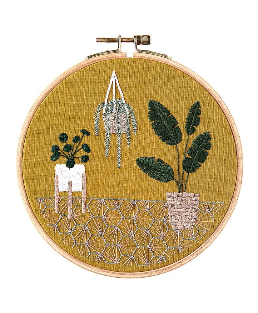 Leisure Arts Embroidery Kit 6 Cactus Garden- embroidery kit for beginners  - embroidery kit for adults - cross stitch kits - cross stitch kits for  beginners - embroidery patterns 