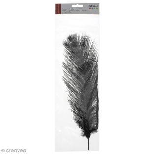  Ostrich feather - Black 