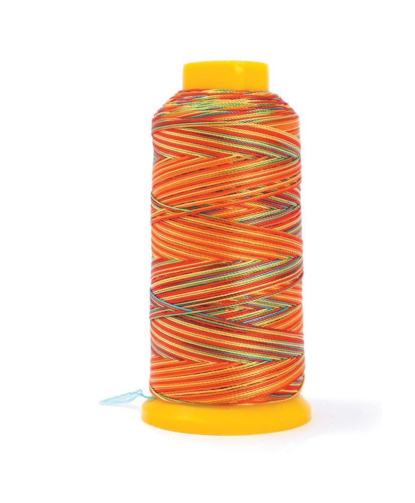 Bobine de fil nylon multicolore - 0,9 mm x 230 m