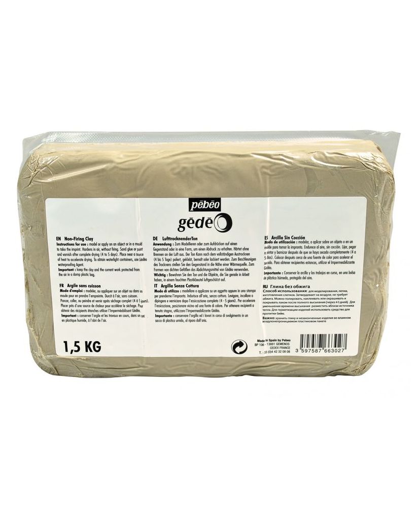 Pane di argilla senza cottura - Bianco - 1,5 kg