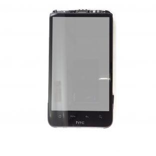 Vitre tactile avec écran LCD Retina sur châssis noir pour HTC desire X