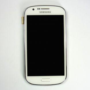 Original Vitre tactile écran LCD sur châssis Samsung Galaxy Express I8730 blanc