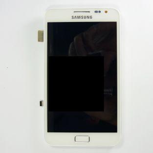 Original Vitre tactile écran LCD sur châssis Samsung Galaxy Note N7000 blanc