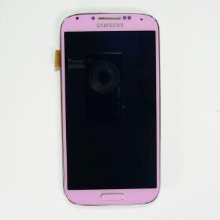 LCD-Bildschirm Set Glas Samsung Galaxy S4 I9505 - Rosa