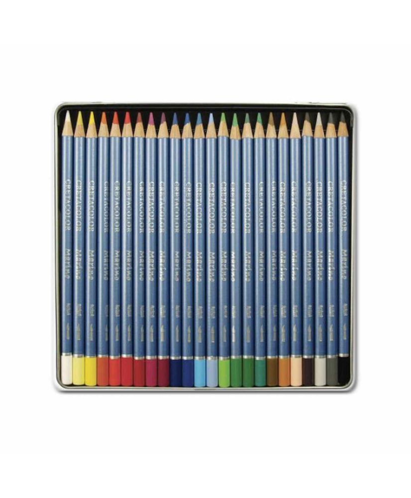 Caja metálica 36 lápices pastel Cretacolor