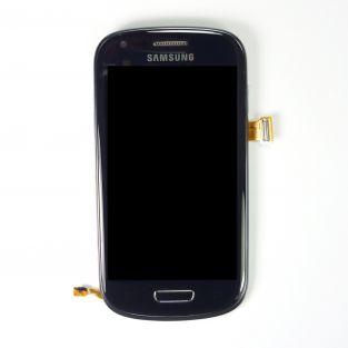 Original Vitre tactile écran LCD sur châssis Samsung Galaxy S3 mini I8190 noir
