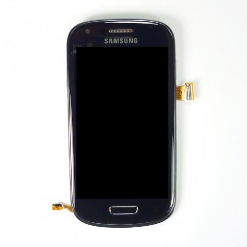 Original Samsung Galaxy S3 mini I8190 LCD Touchscreen with frame - Black