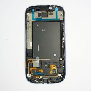 Original Vitre tactile écran LCD sur châssis Samsung Galaxy S3 I9305 gris