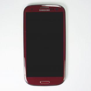 Pantalla táctil LCD original completa Samsung Galaxy S3 I9300 Rojo