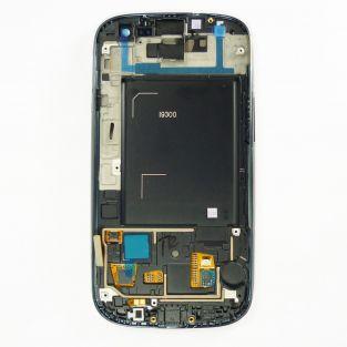 LCD-Bildschirm Set Glas Samsung Galaxy S3 I9300 - Grau