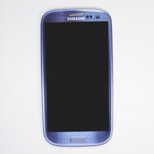 Pantalla táctil LCD original completa Samsung Galaxy S3 I9300 Azul