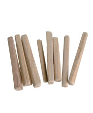60 palos de madera 30cm