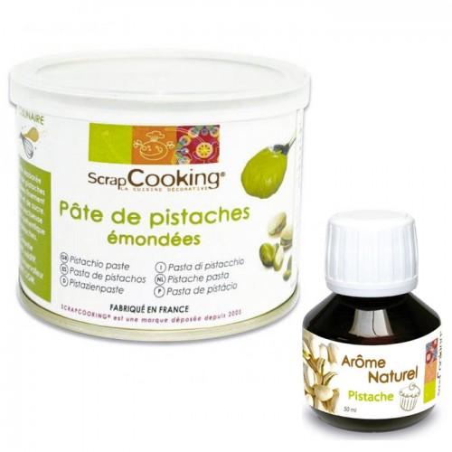 Pistachio paste + pistachio flavor Pistachio paste + pistachio flavor