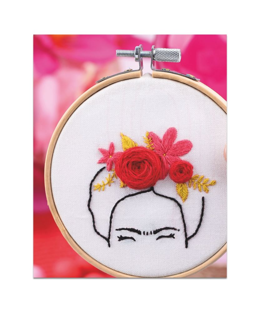 Coffret DIY - Broderie décorative - Frida Kahlo