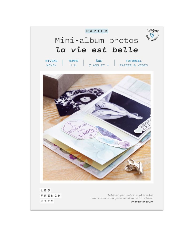 Scrapbooking-Box - Mini-Fotoalbum - 8 Seiten