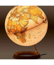 Globe terrestre lumineux sur pied Ø 50 Queen Antique