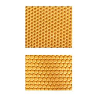 Plaque de texture pour pâte fimo - motif nid d'abeille