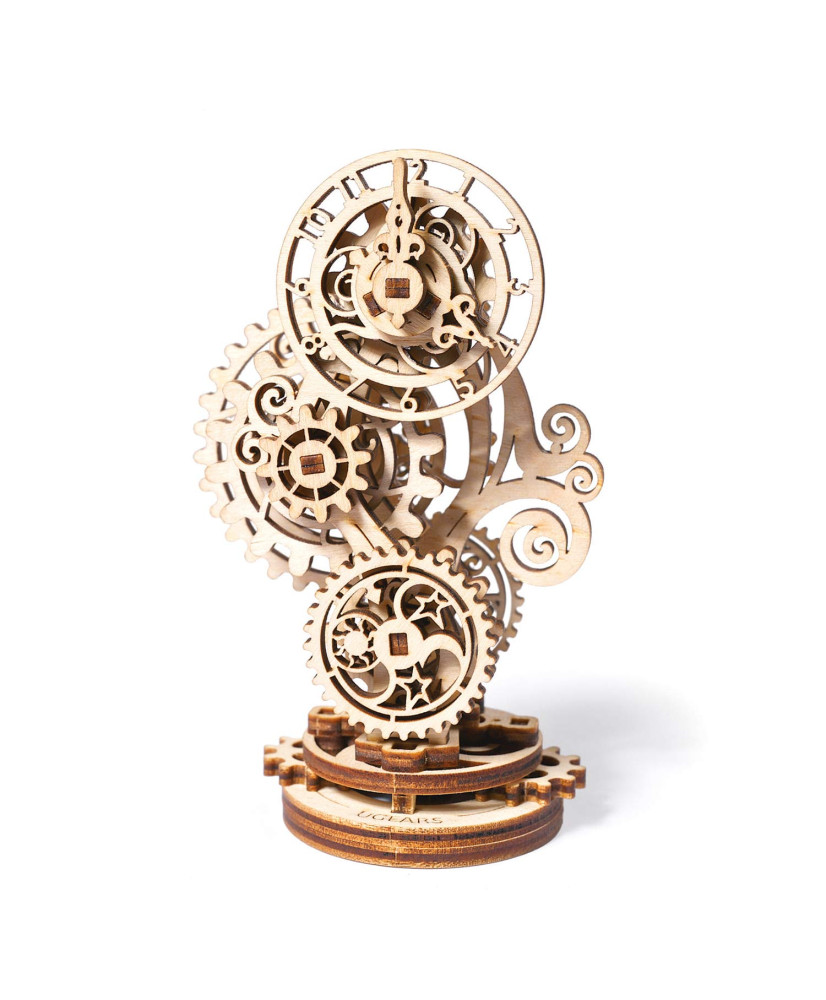 Maquette En Bois 3D - Horloge 12,5 Cm