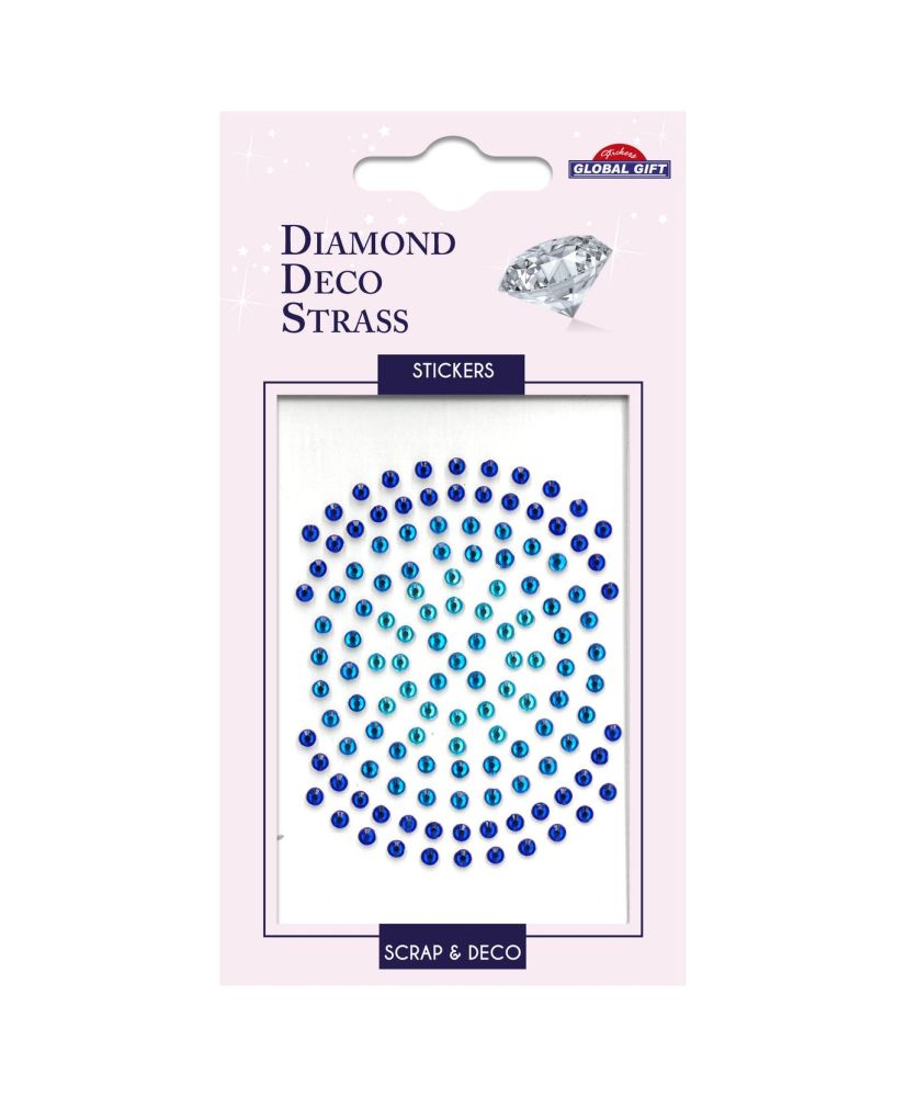 Adesivi Diamante Strass - Blu
