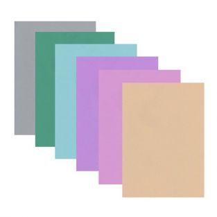 Rubber sheets x 6 - pastel colors