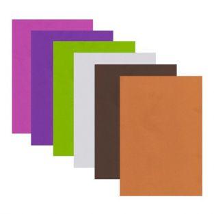 Rubber sheets x 6 - bright colors (2)