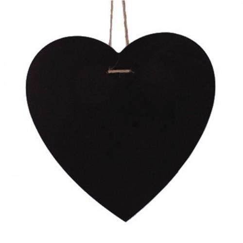 Heart Slate to hang - 23 x 23 cm