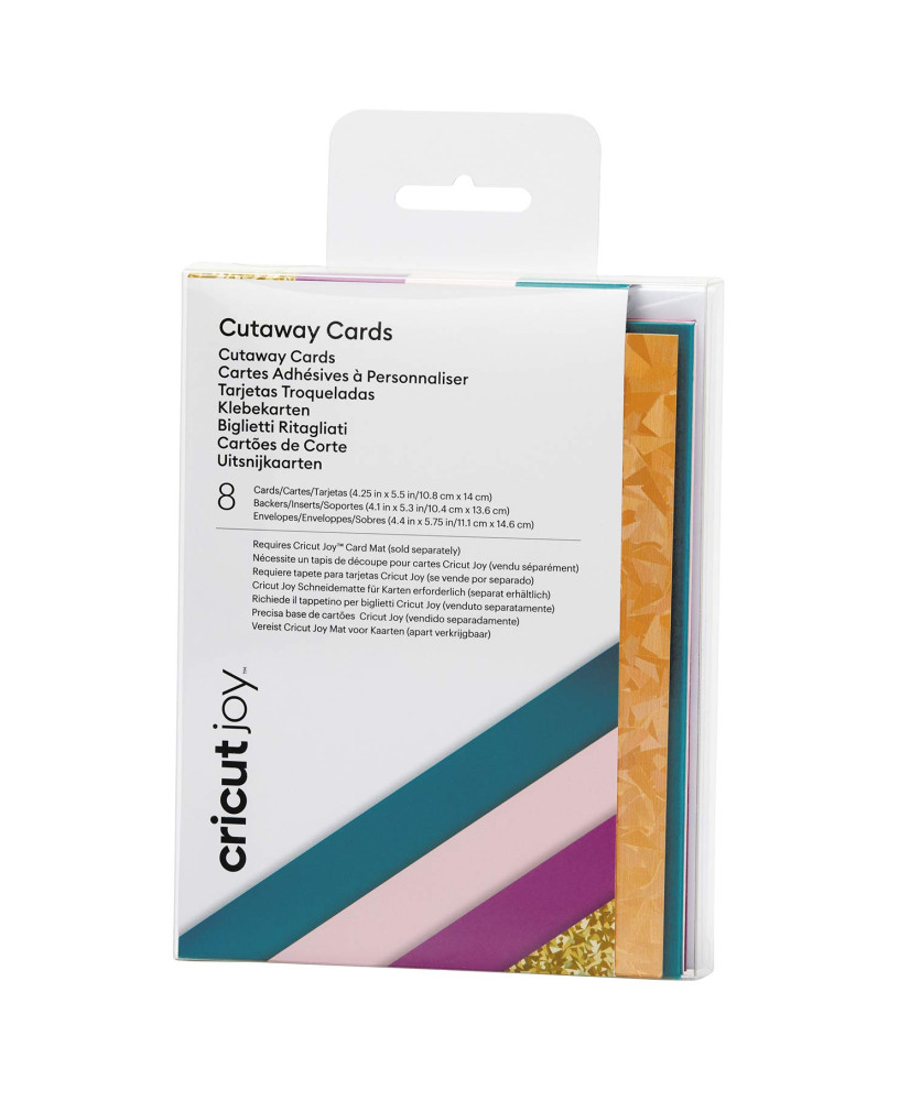 Cricut Joy Insert Cards Matte Holographic Cream/Gold