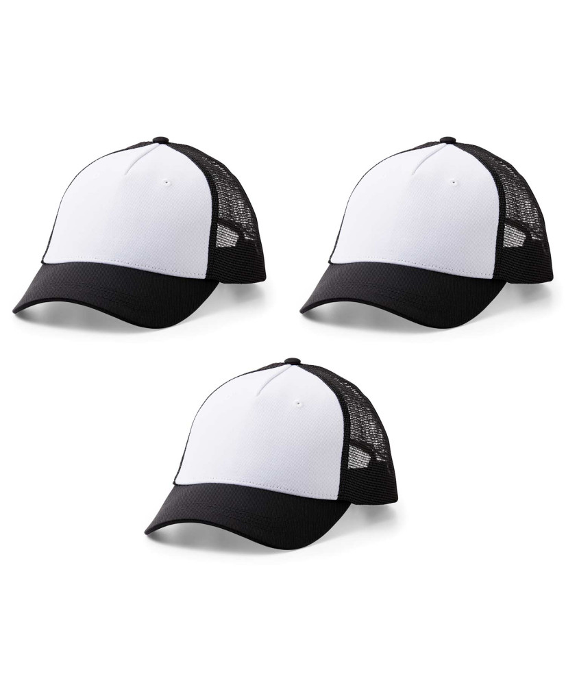 3 Cappellini da personalizzare in bianco e nero - Cricut