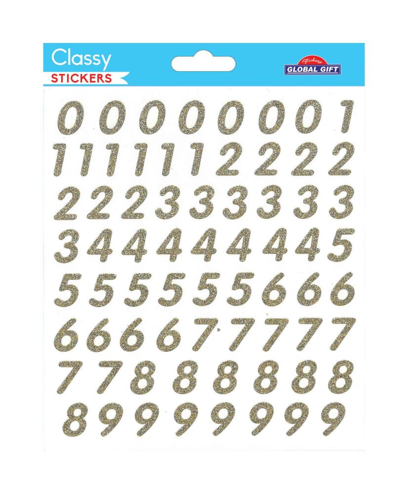 autocollant chiffres numéros adhésifs découpés - Stickers Autocollants  personnalisés