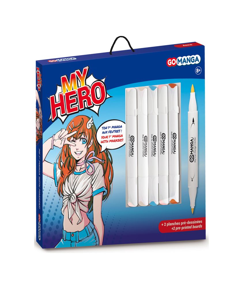 My Hero Go Manga Drawing Kit - Anna