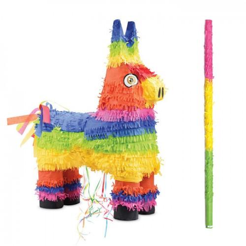 Piñata Âne + bâton