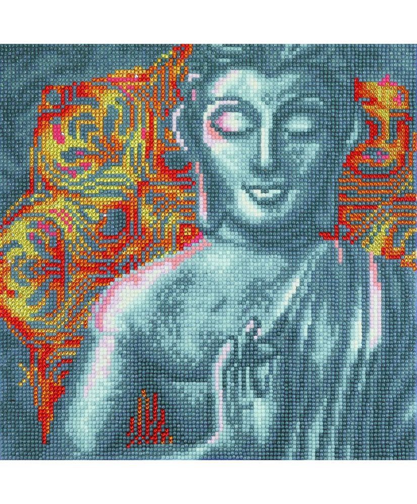 Crystal Art Diamond Painting Canvas Kit - Buddha - 30 x 30 cm