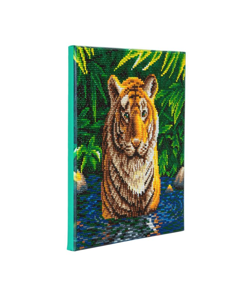 Kit Completo - Pintura em Diamantes - Tigre 3D