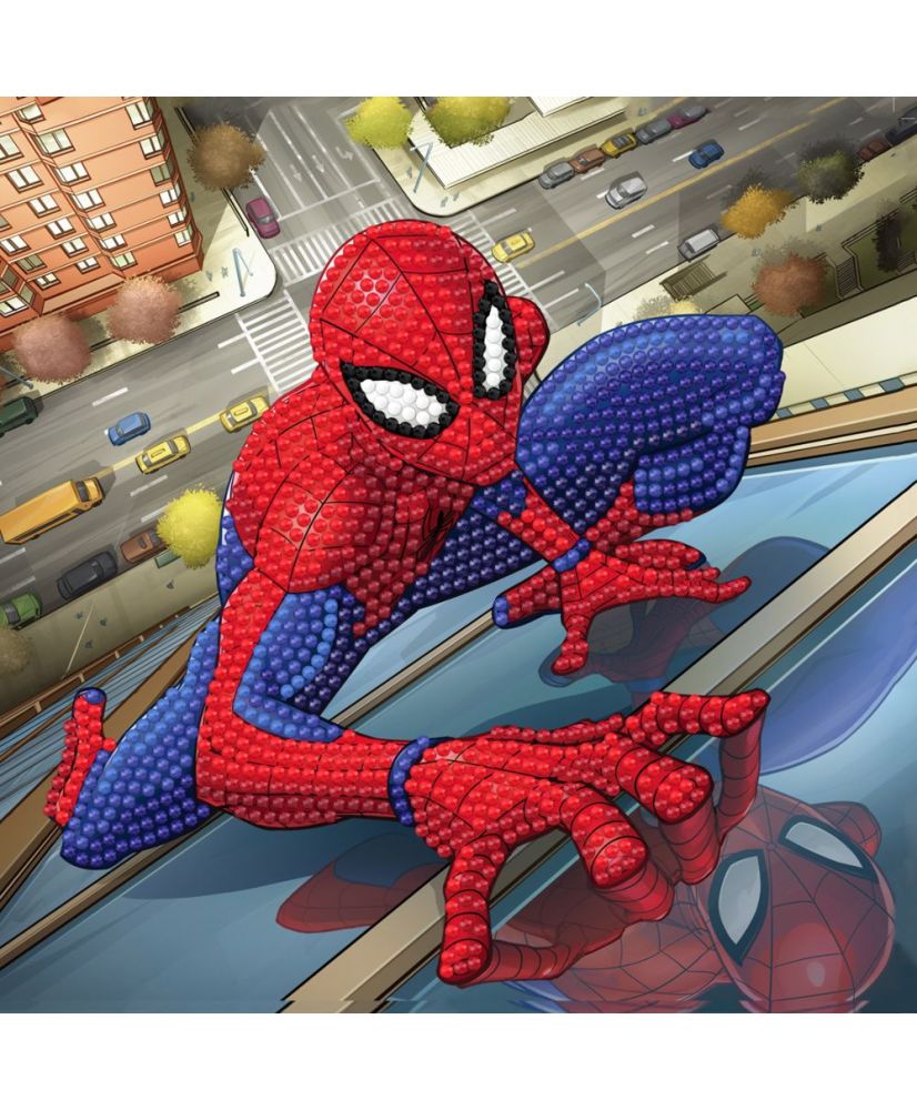 Pintura de diamante Tarjeta Kit Crystal Art - Spiderman - 6 x 7