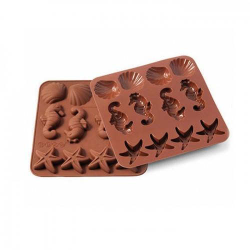 Moule en silicone - chocolats Vie sous-marine Moule en silicone - chocolats Vie sous-marine