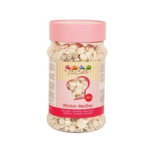 Sugar sprinkle Medley for Winter and Christmas - 180 g