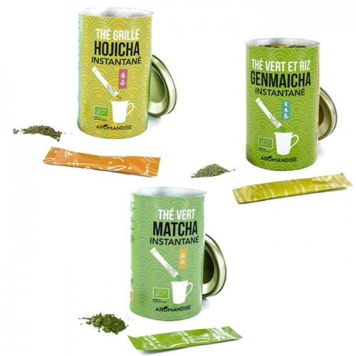 Kit de tés instantáneos - Matcha-Genmaicha-Hojicha