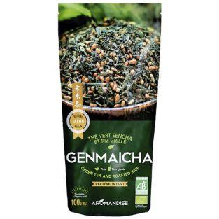 Té verde orgánico y arroz integral Genmaicha 100 g