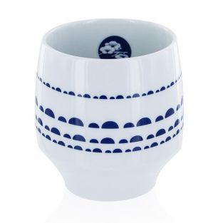 Taza Nara - porcelana con diseños azules
