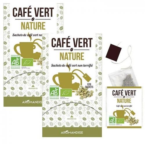 Café verde natural - 40 bolsitas