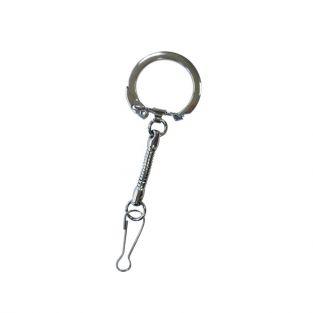 10 keychains with metal carabiner 8 cm