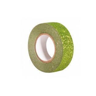 Glitter tape 5 m x 1,5 cm - vert